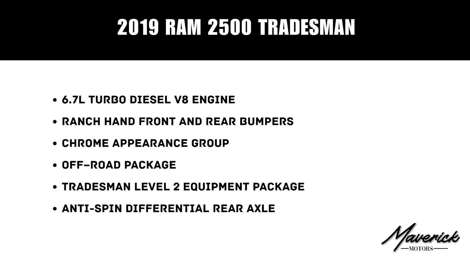 Used 2019 RAM 2500 Tradesman AWD/4WD image 2