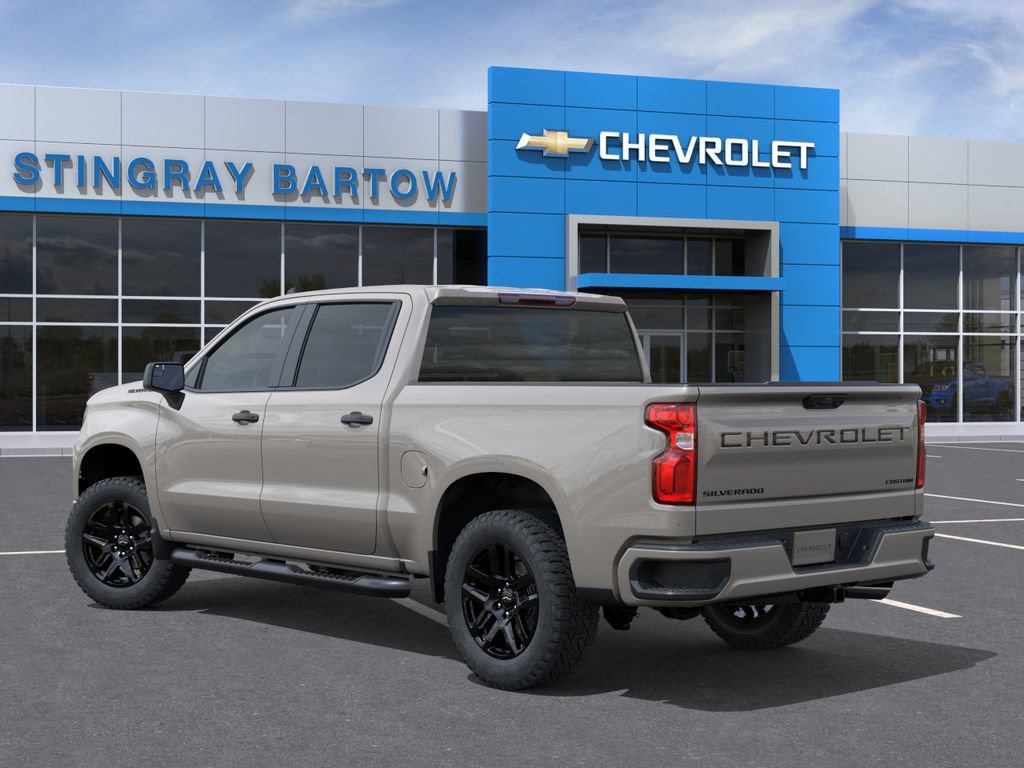 New 2026 Chevrolet Silverado 1500 Custom w/ Turbomax Blackout Package RWD image 4