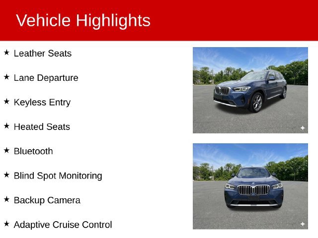 Used 2023 BMW X3 xDrive30i w/ Convenience Package AWD/4WD image 2