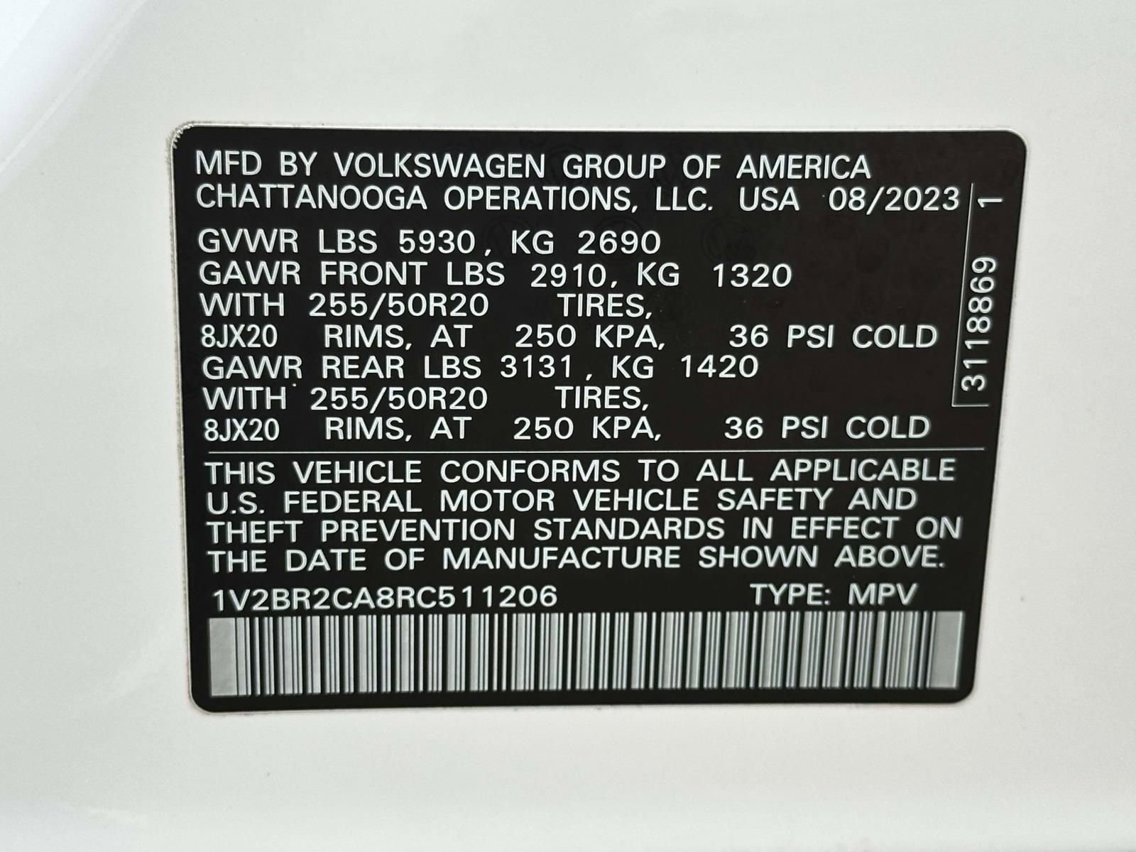 Certified 2024 Volkswagen Atlas SEL image 25