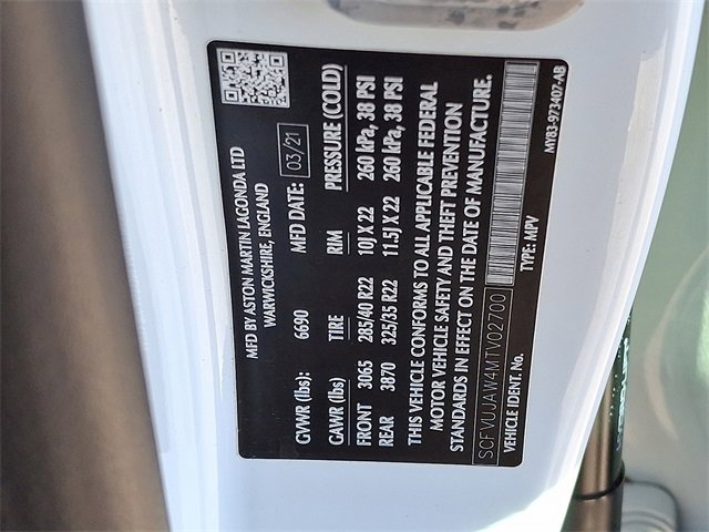Used 2021 Aston Martin DBX image 22