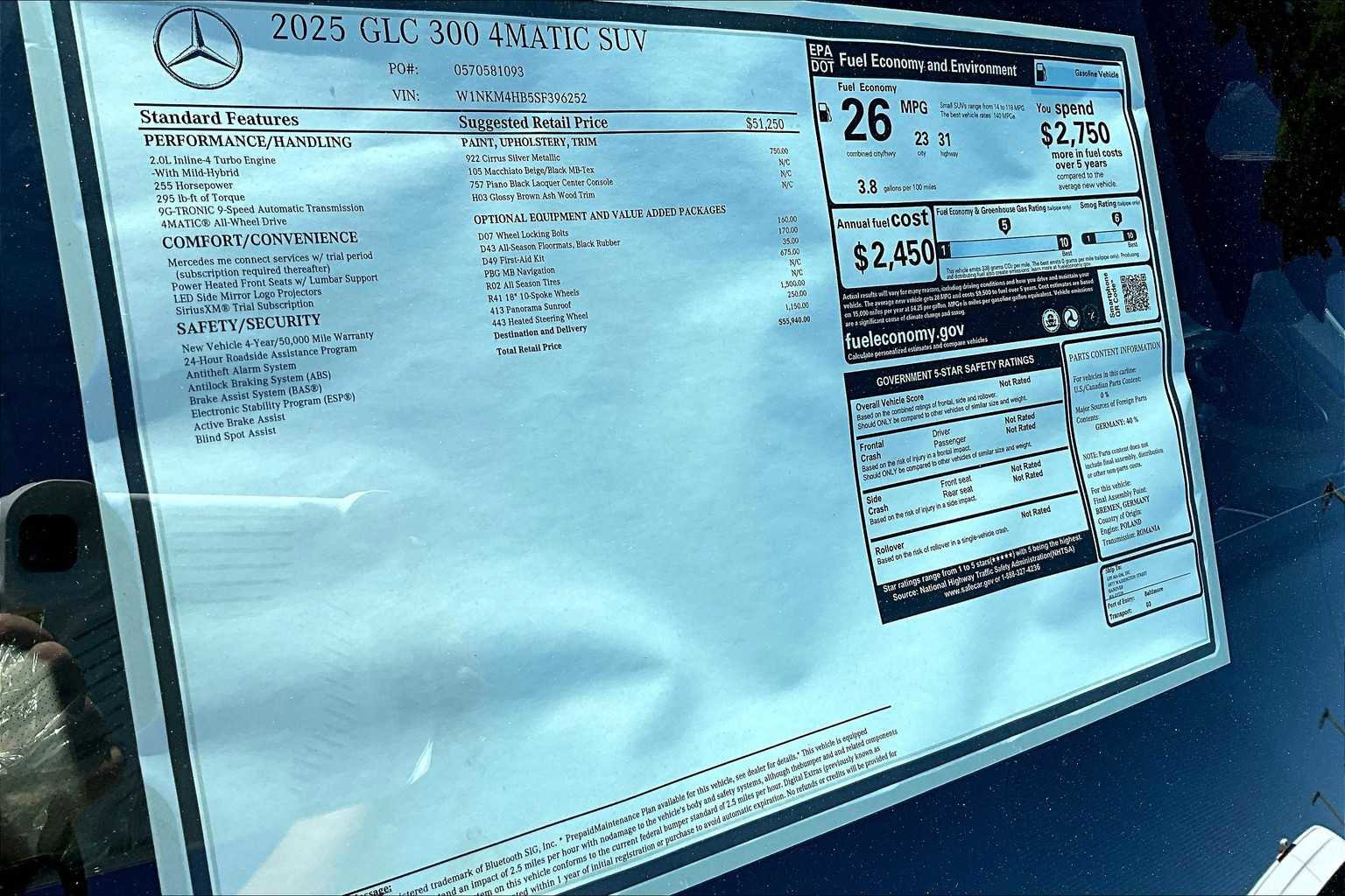 New 2025 Mercedes-Benz GLC 300 GLC 300 image 19