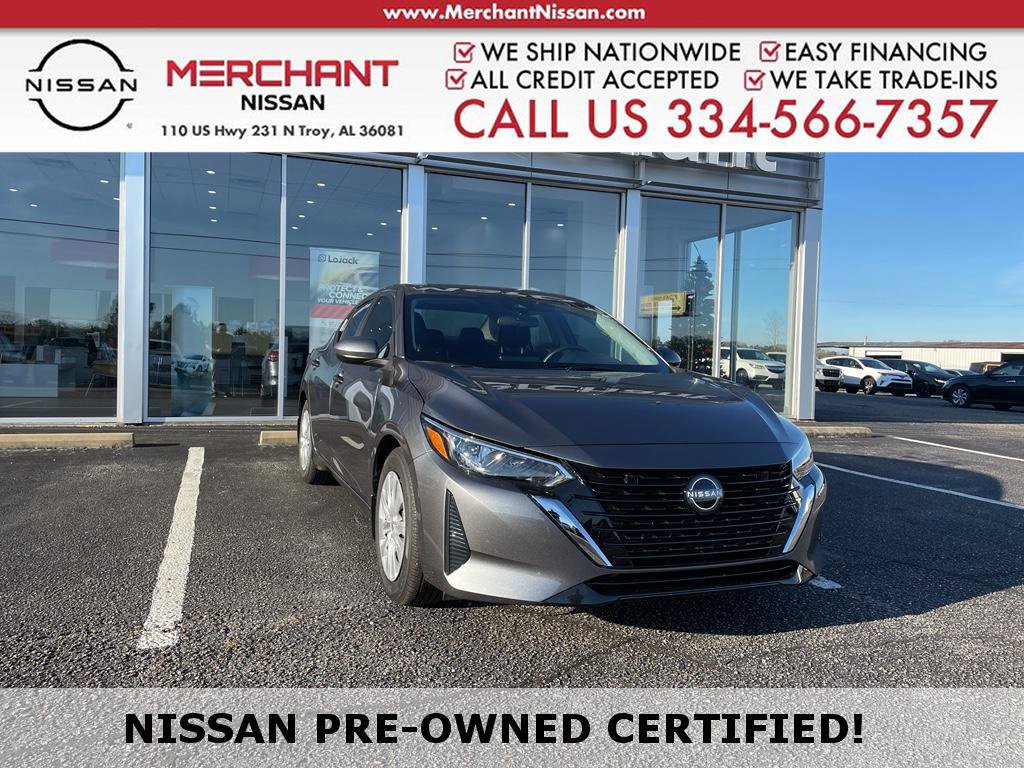 Certified 2025 Nissan Sentra S w/ Lighting Package