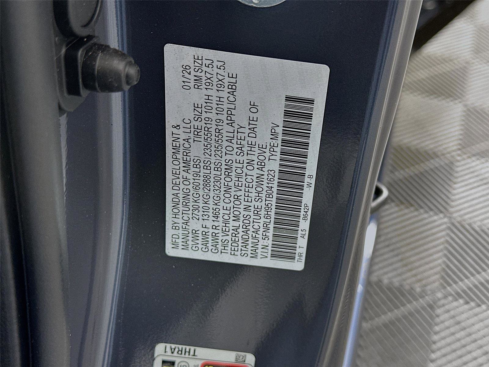 New 2026 Honda Odyssey Elite image 19