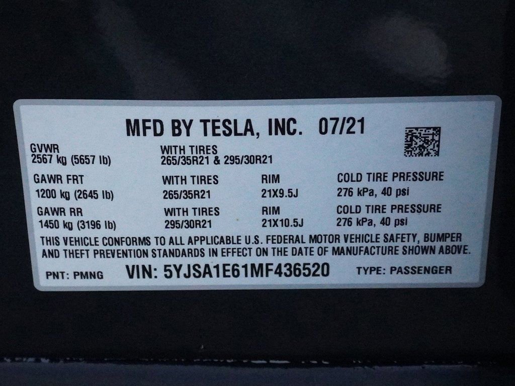 Used 2021 Tesla Model S Plaid image 42