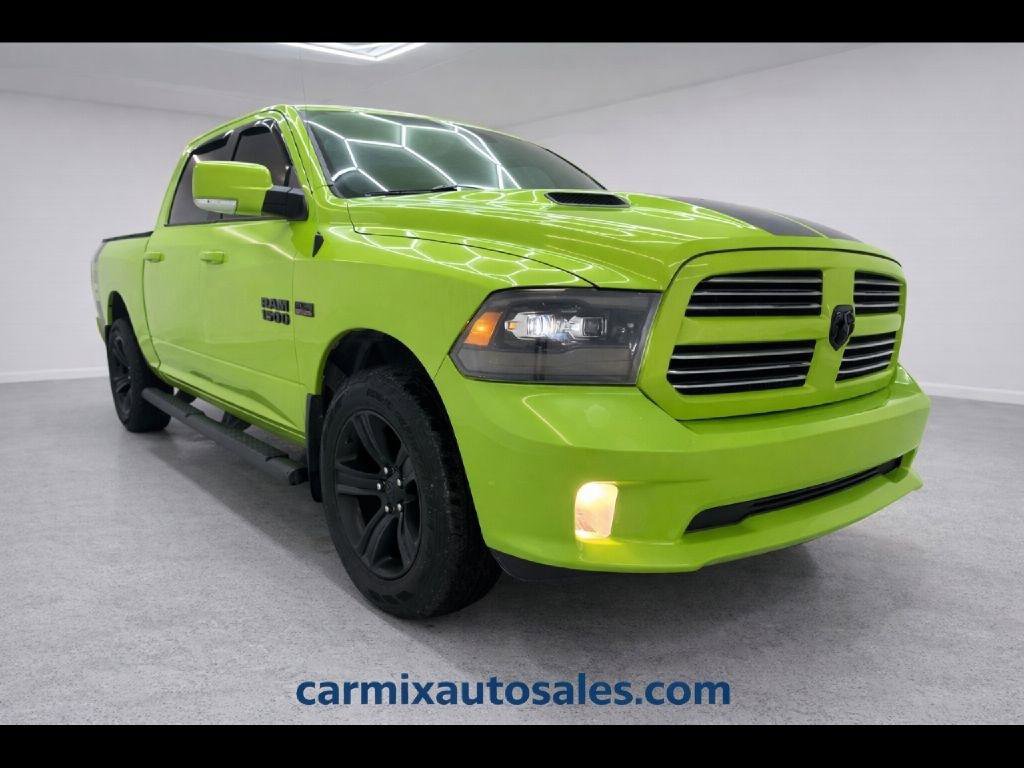 Used 2017 RAM 1500 Sport w/ Sublime Green Sport Package image 1