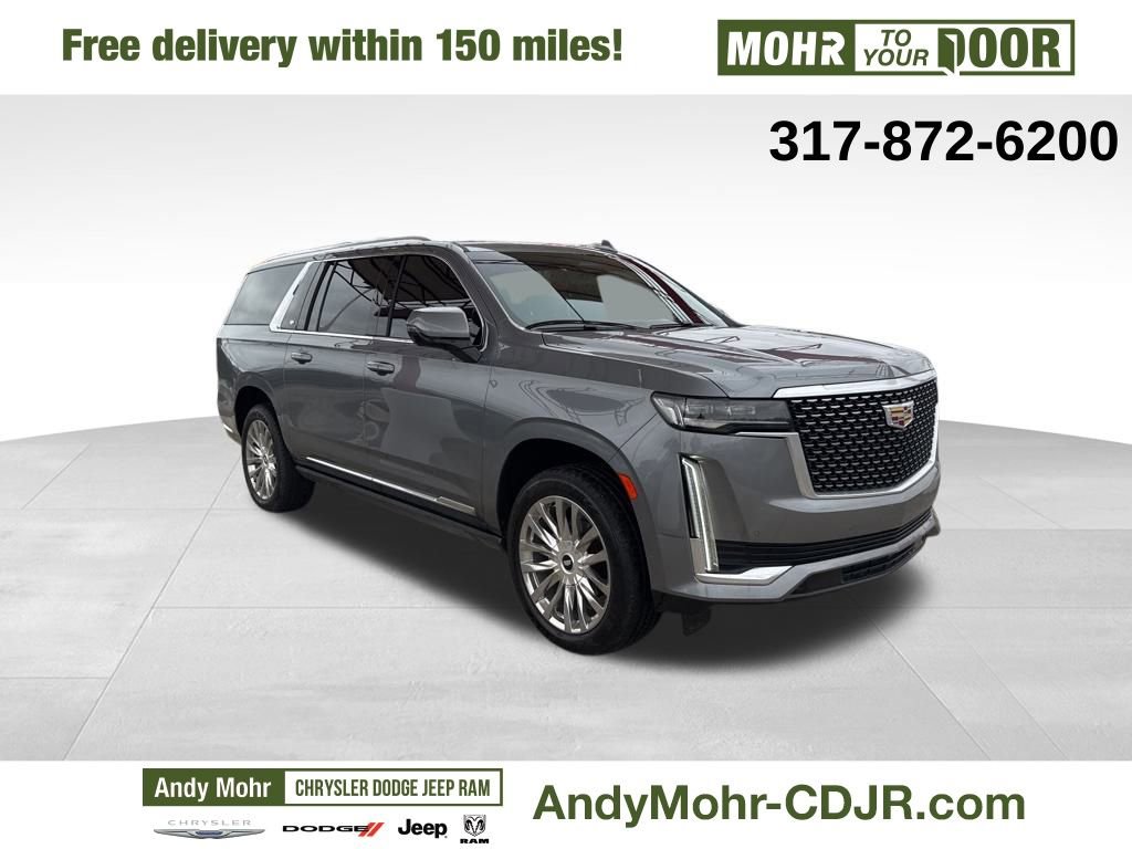 Used 2021 Cadillac Escalade ESV Premium Luxury w/ Driver Assist Tech Package