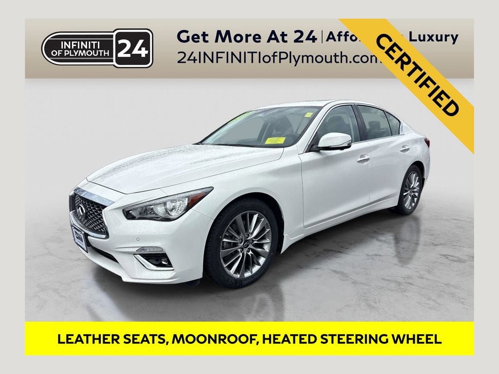 Certified 2023 INFINITI Q50 Luxe w/ Cargo Package