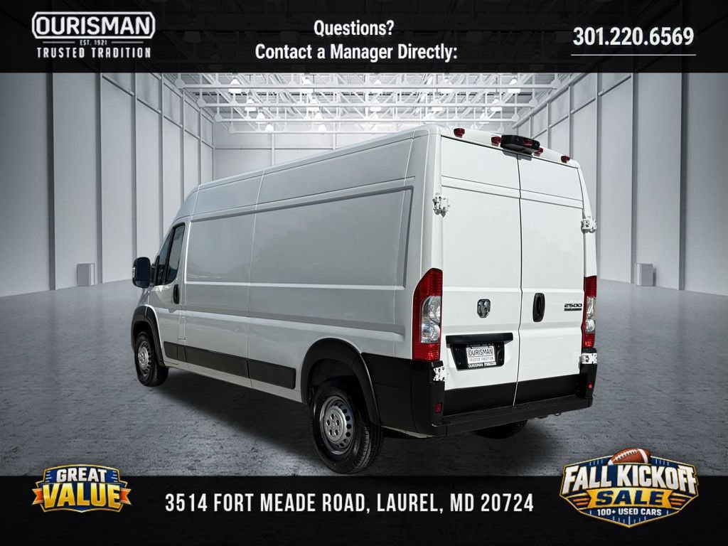 Used 2025 RAM ProMaster 2500 w/ Convenience Group FWD image 4