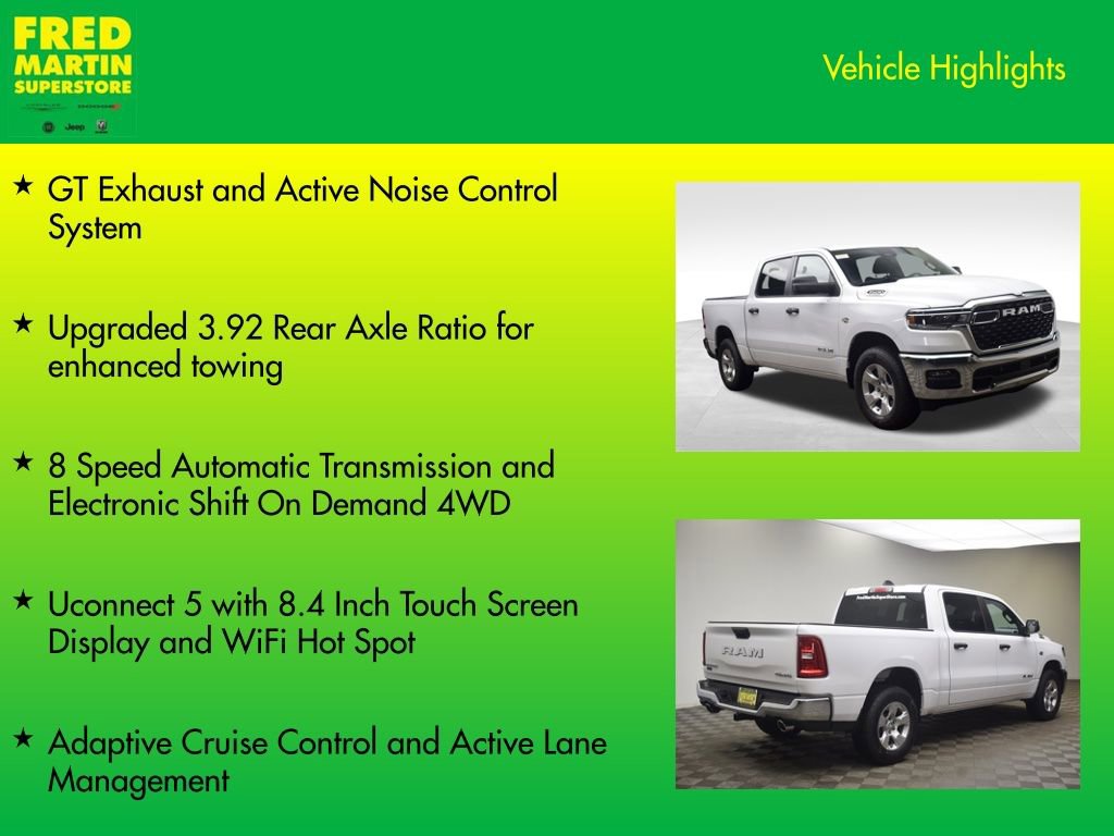 New 2026 RAM 1500 4x4 Crew Cab image 14