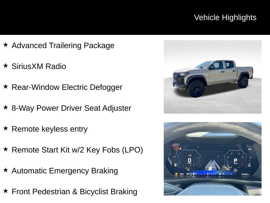 Certified 2024 Chevrolet Colorado Trail Boss w/ Technology Package AWD/4WD image 19
