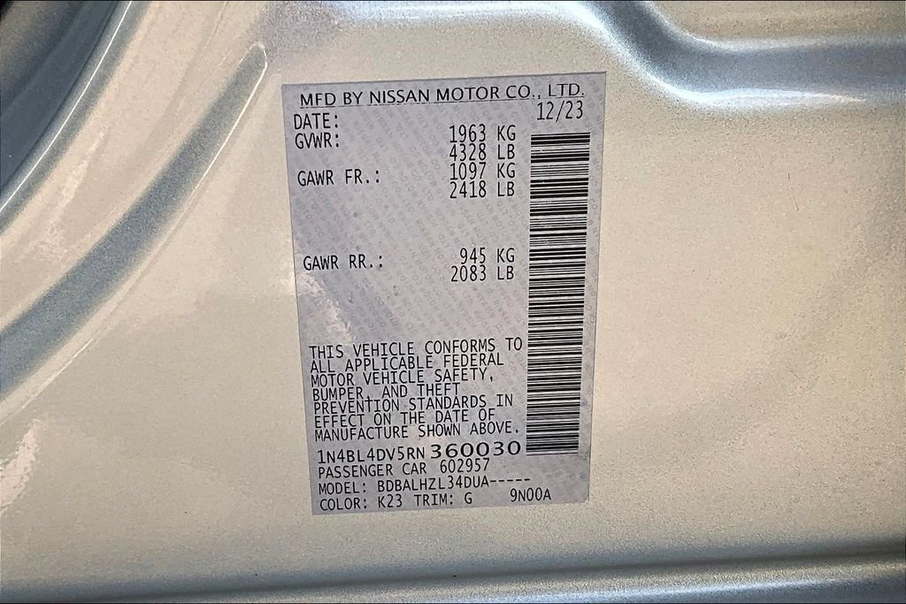 Used 2024 Nissan Altima 2.5 SV FWD image 16