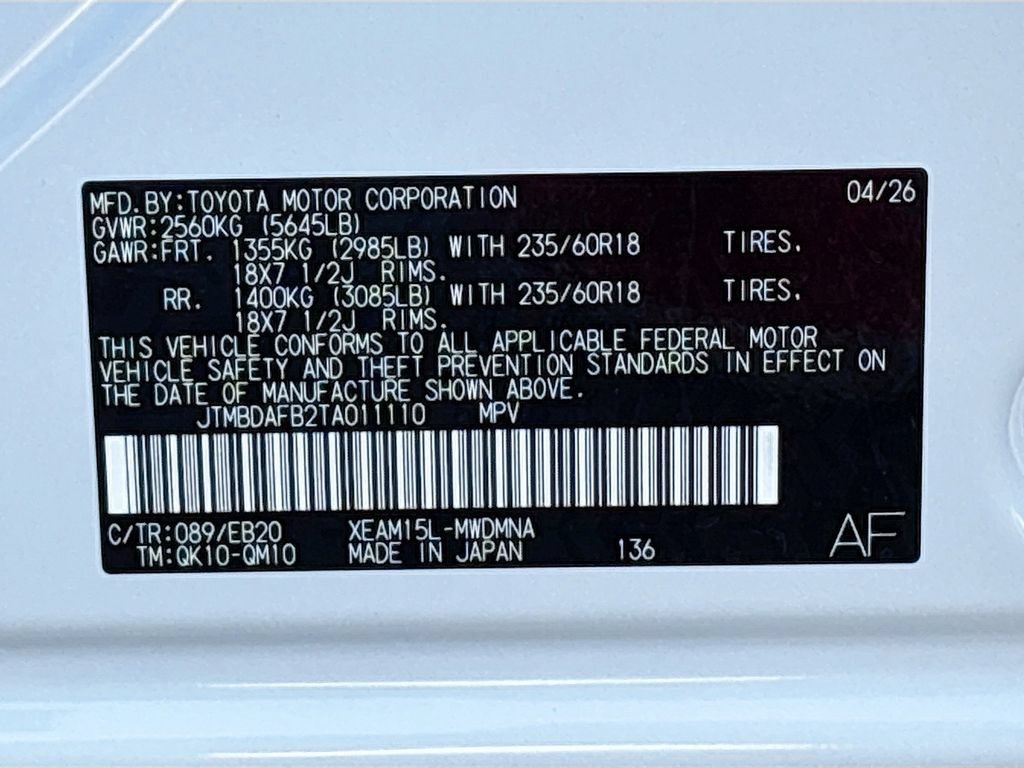 New 2026 Toyota bZ AWD/4WD image 32