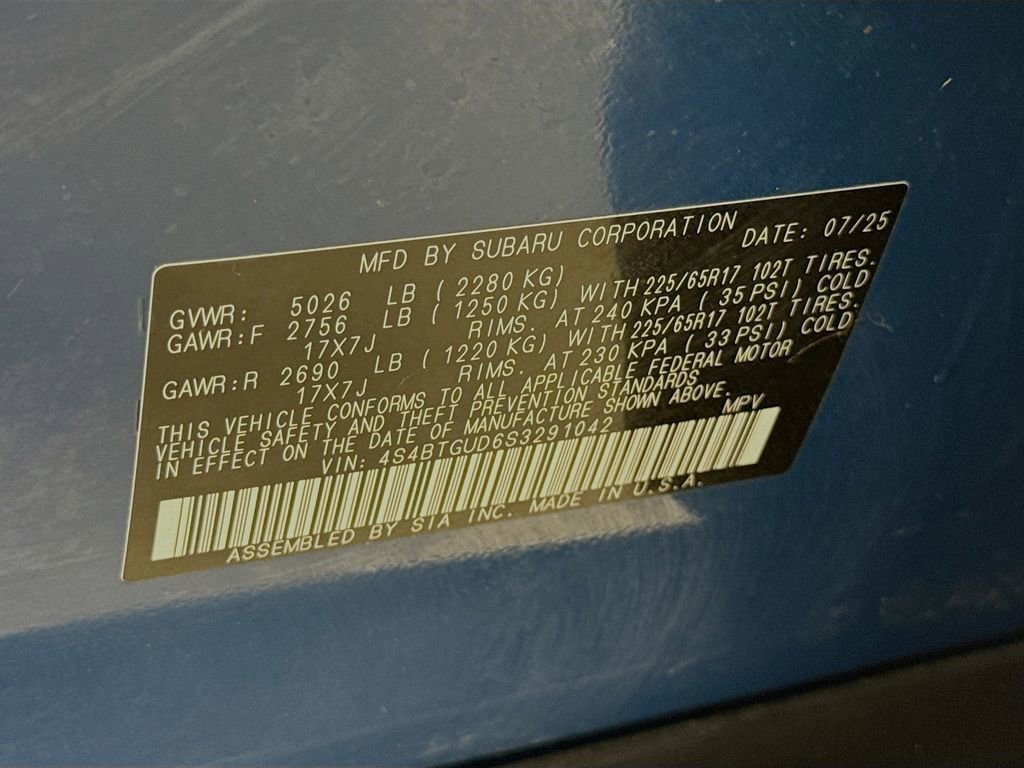Certified 2025 Subaru Outback Wilderness AWD/4WD image 30