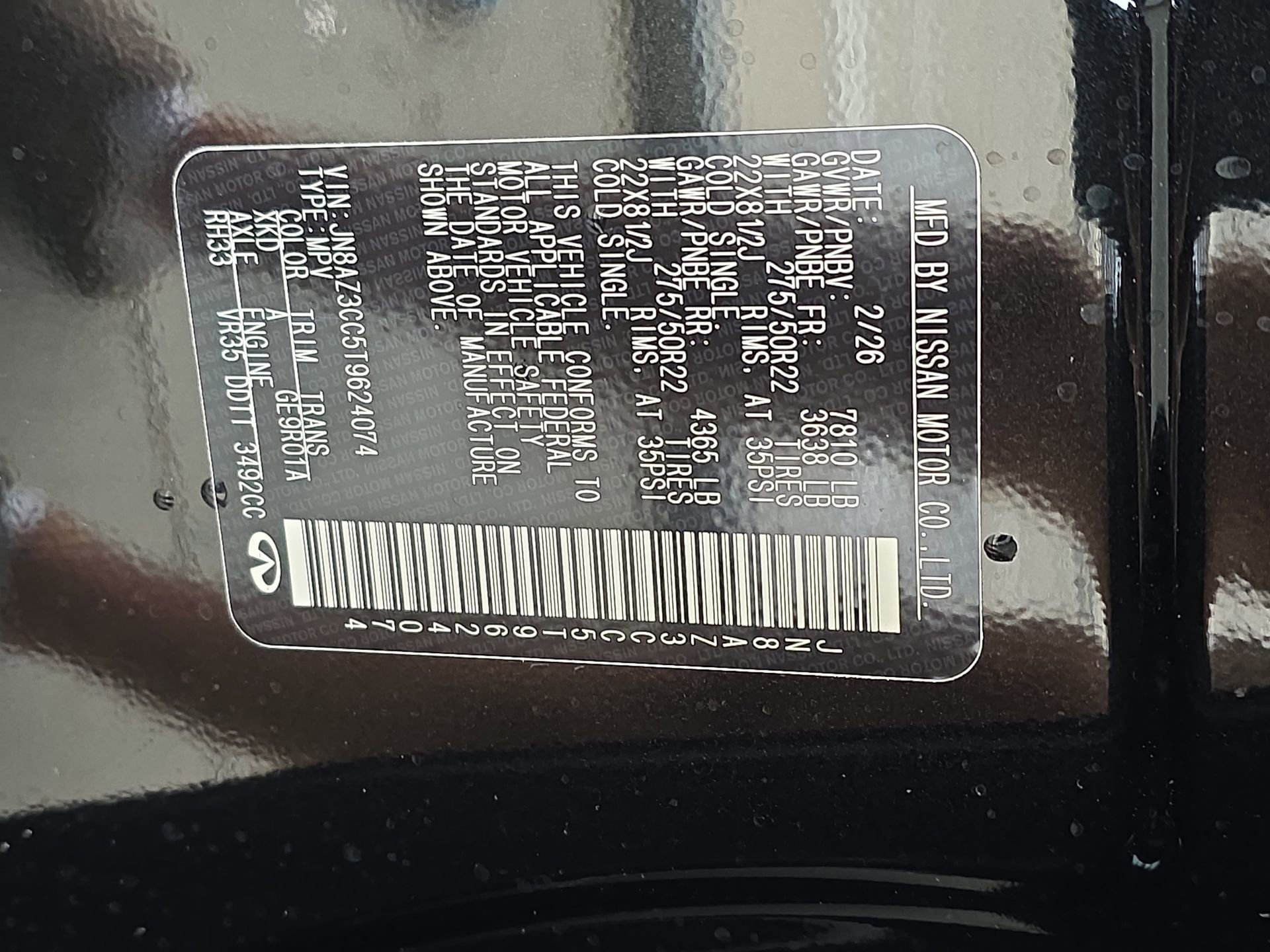 New 2026 INFINITI QX80 Autograph AWD/4WD image 34