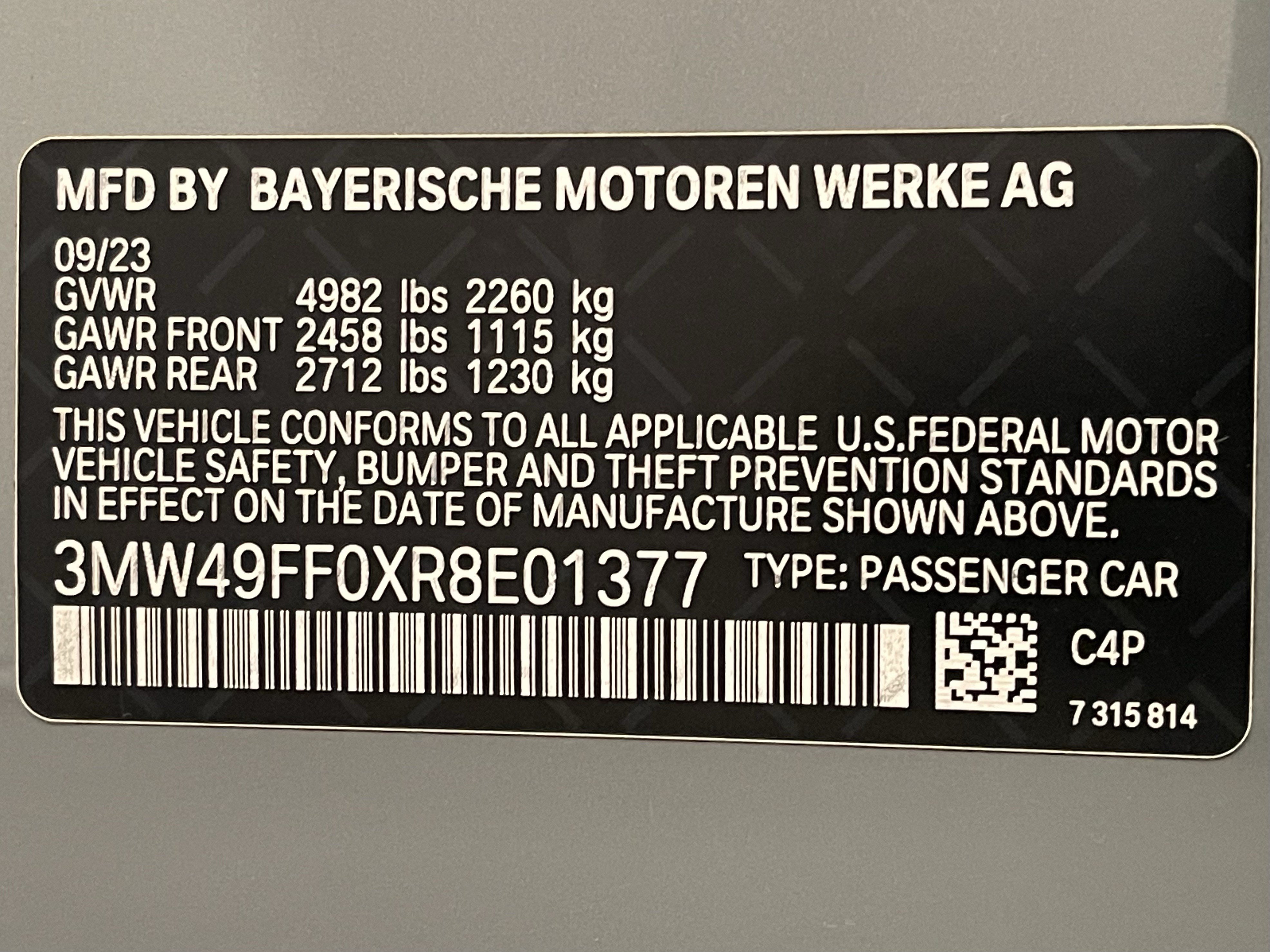 Certified 2024 BMW M340i xDrive w/ Premium Package AWD/4WD image 25