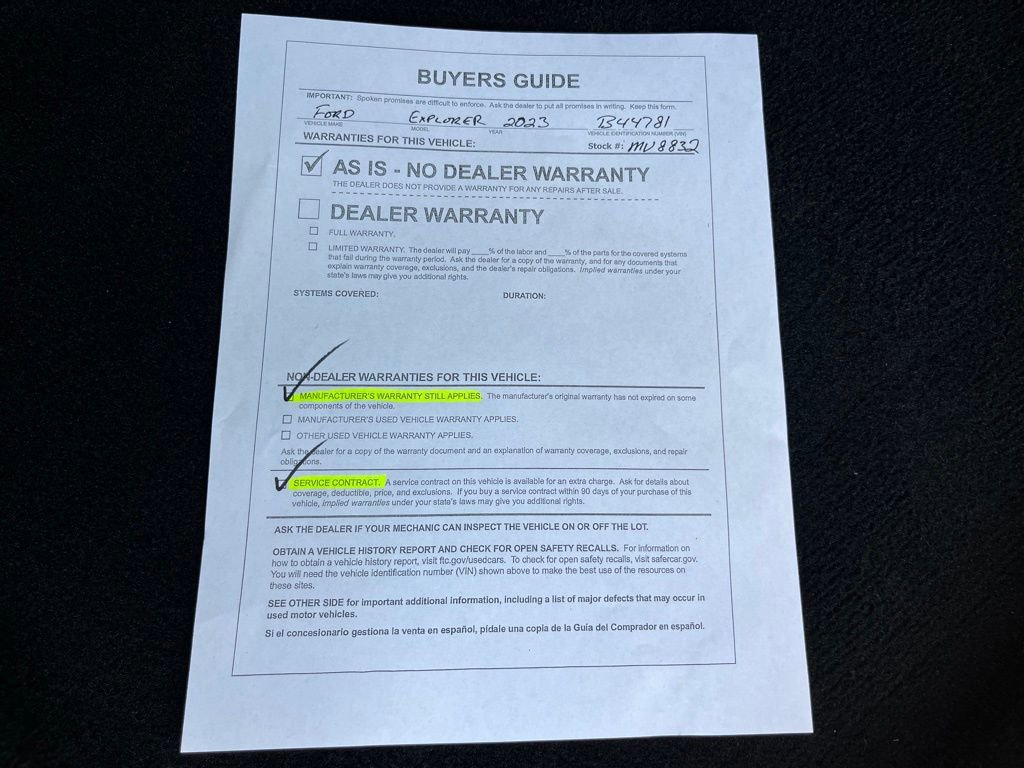 Used 2023 Ford Explorer XLT w/ Equipment Group 202A image 9