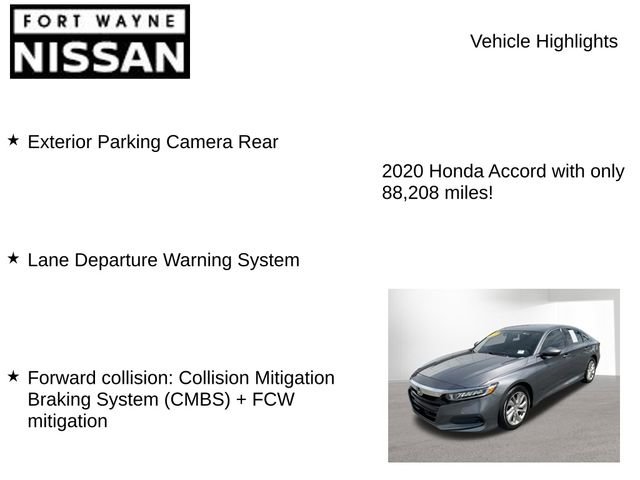 Used 2020 Honda Accord LX image 7