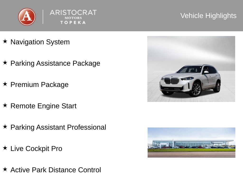 Certified 2026 BMW X5 xDrive40i w/ Premium Package AWD/4WD image 4
