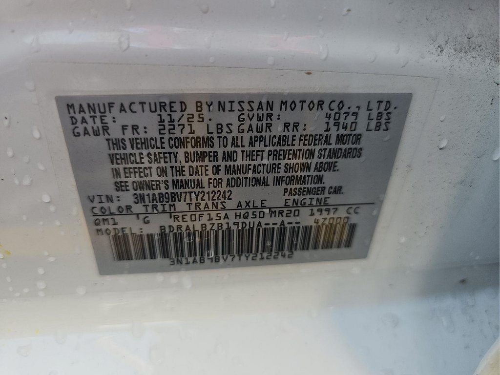 Used 2026 Nissan Sentra S w/ S Cold Weather Package FWD image 8