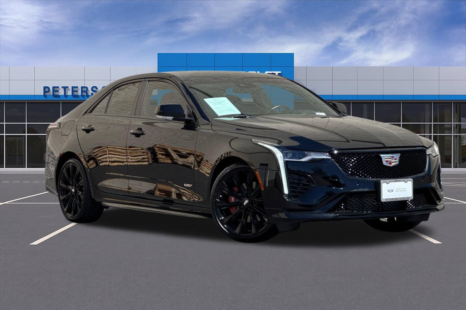 Used 2024 Cadillac CT4 V w/ LPO, ONYX Package AWD/4WD video 2