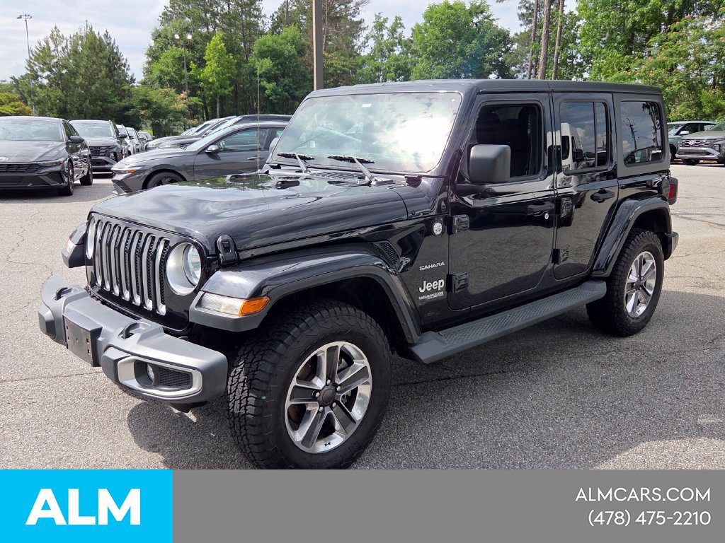 Used 2021 Jeep Wrangler Unlimited Sahara AWD/4WD image 3