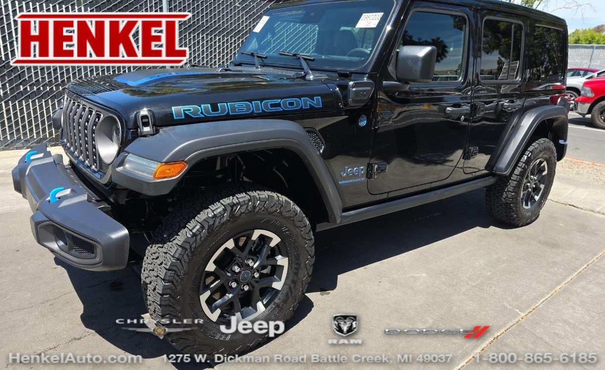 Used 2024 Jeep Wrangler Unlimited Rubicon 4xe w/ Safety Group AWD/4WD image 1