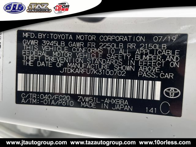 Used 2019 Toyota Prius L Eco FWD image 20