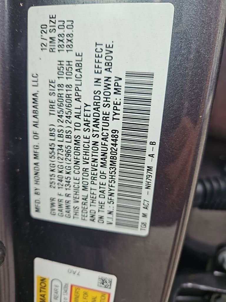 Used 2021 Honda Pilot EX-L image 27