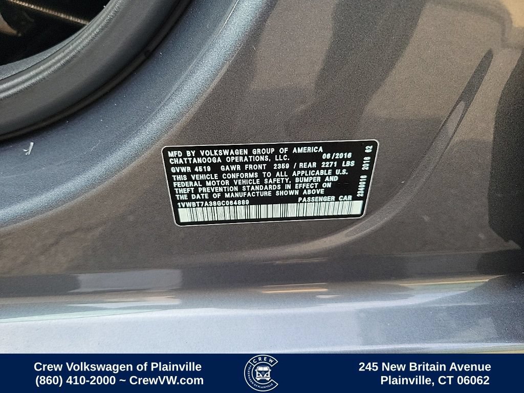 Used 2016 Volkswagen Passat 1.8T SE FWD image 35
