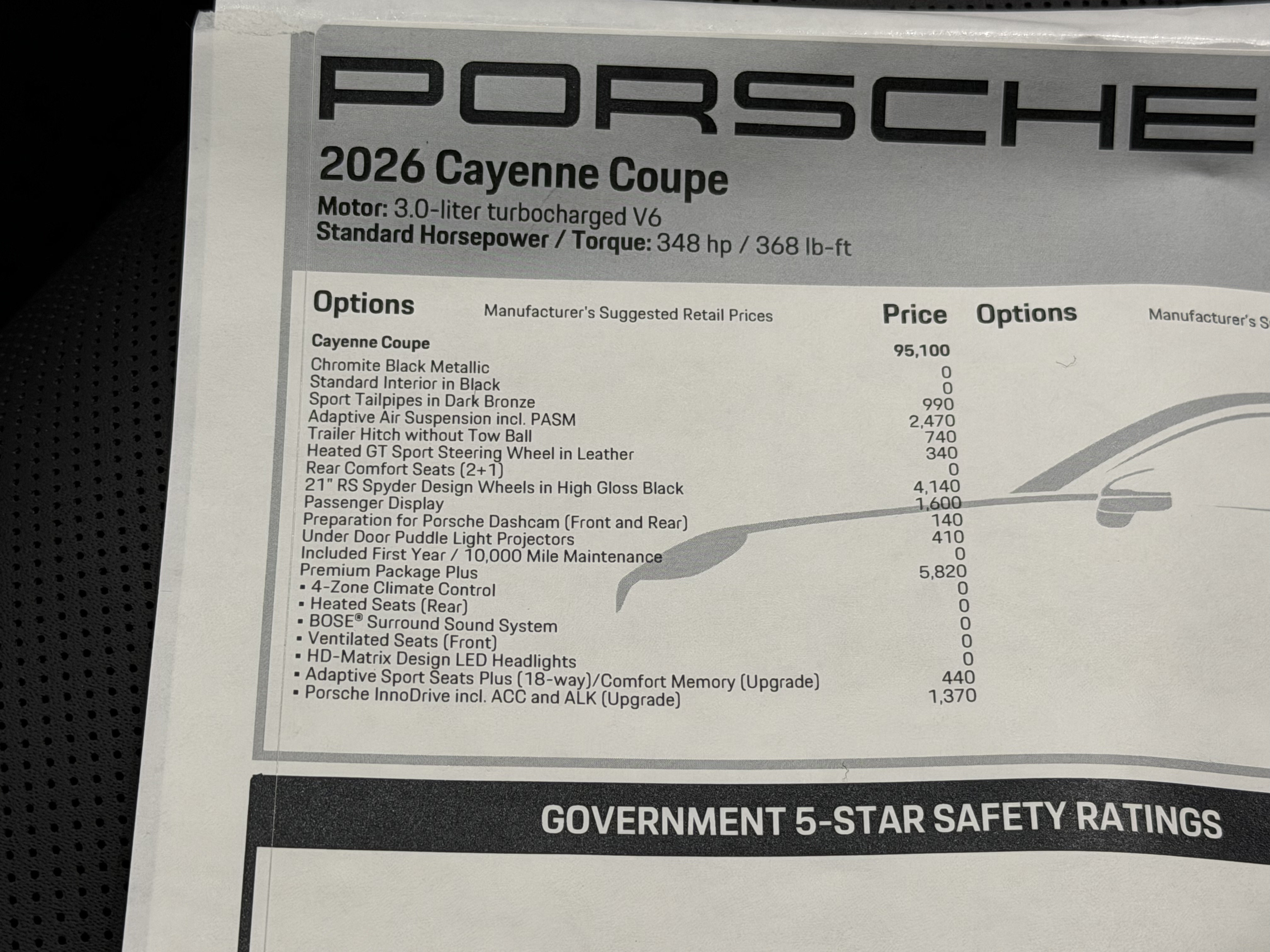 New 2026 Porsche Cayenne Coupe AWD/4WD image 58