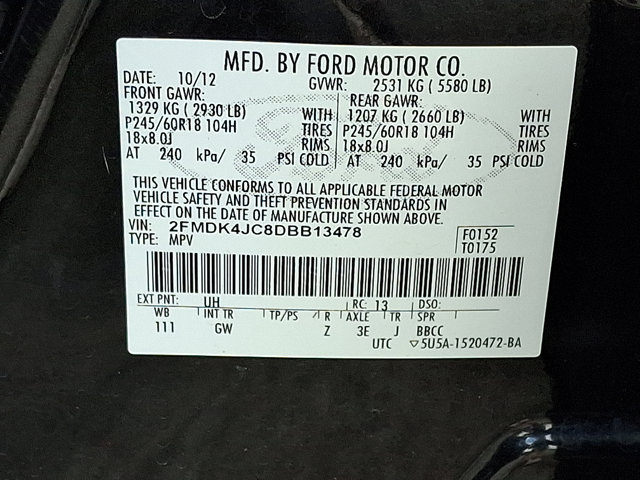 Used 2013 Ford Edge SEL AWD/4WD image 27