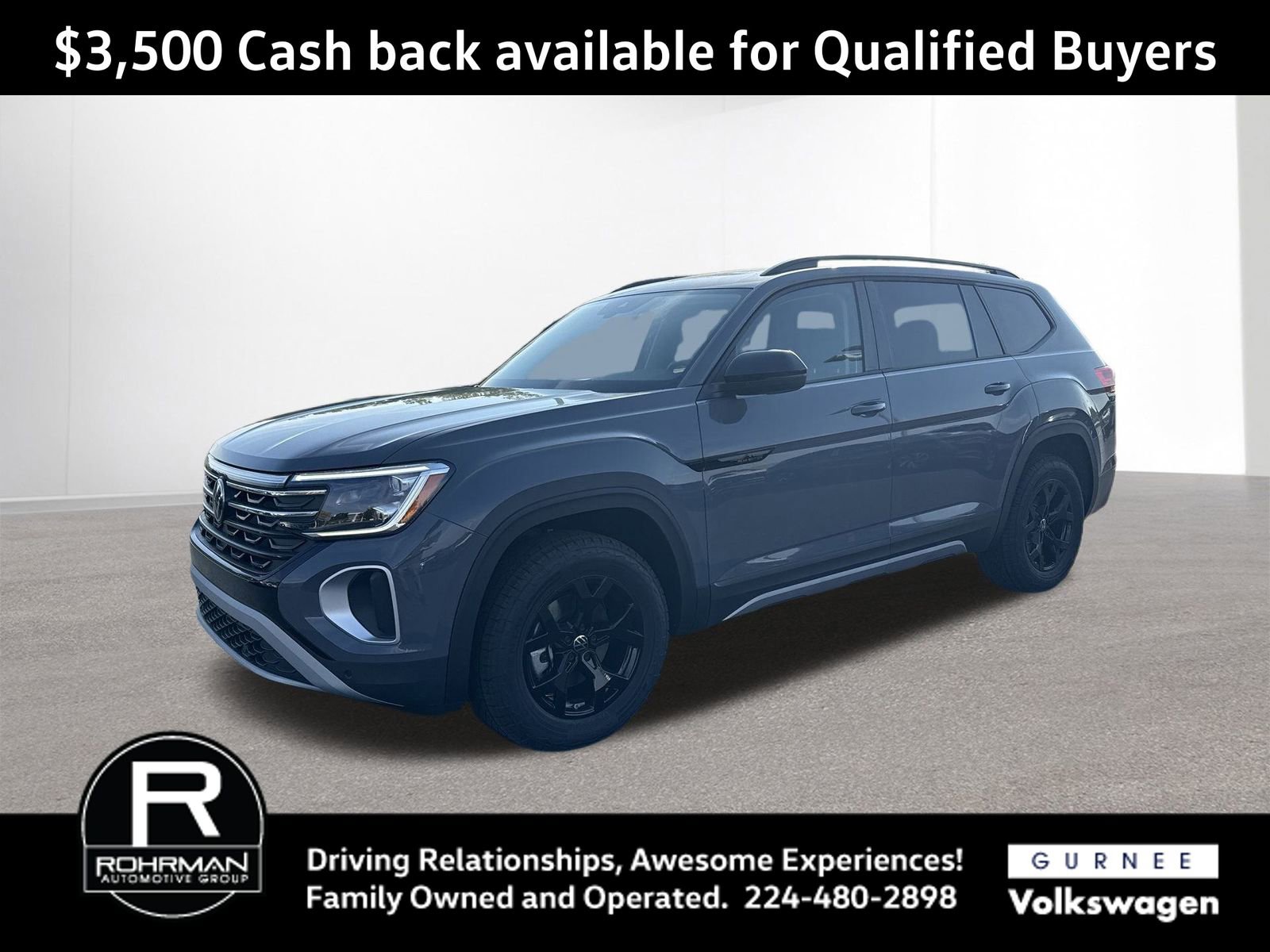 New 2025 Volkswagen Atlas Peak Edition SE