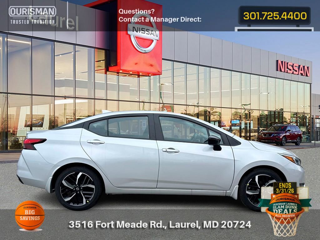 New 2025 Nissan Versa SR w/ Trunk Package image 3
