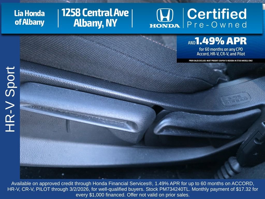 Certified 2023 Honda HR-V Sport image 11