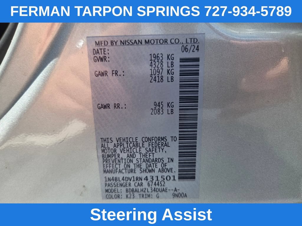 Used 2024 Nissan Altima 2.5 SV w/ SV Premium Package FWD image 24