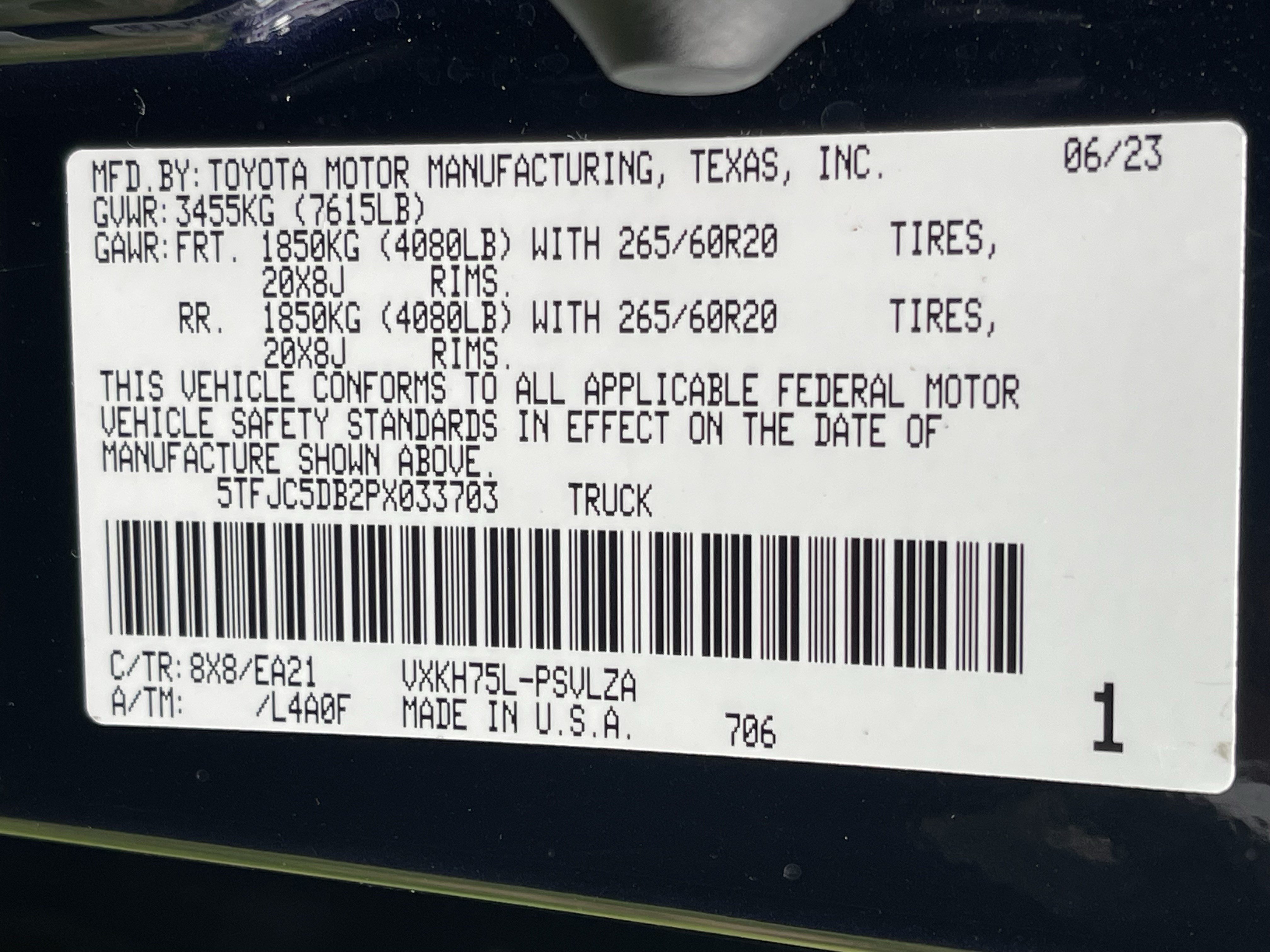 Used 2023 Toyota Tundra Limited AWD/4WD image 23