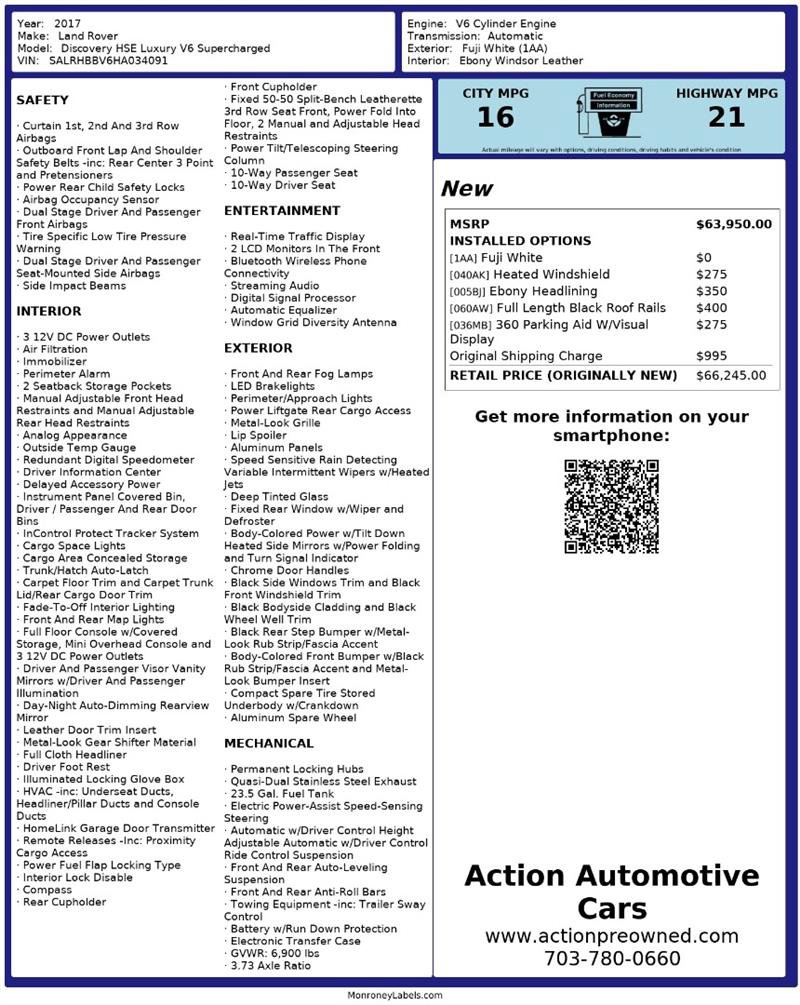 Used 2017 Land Rover Discovery HSE Luxury image 2