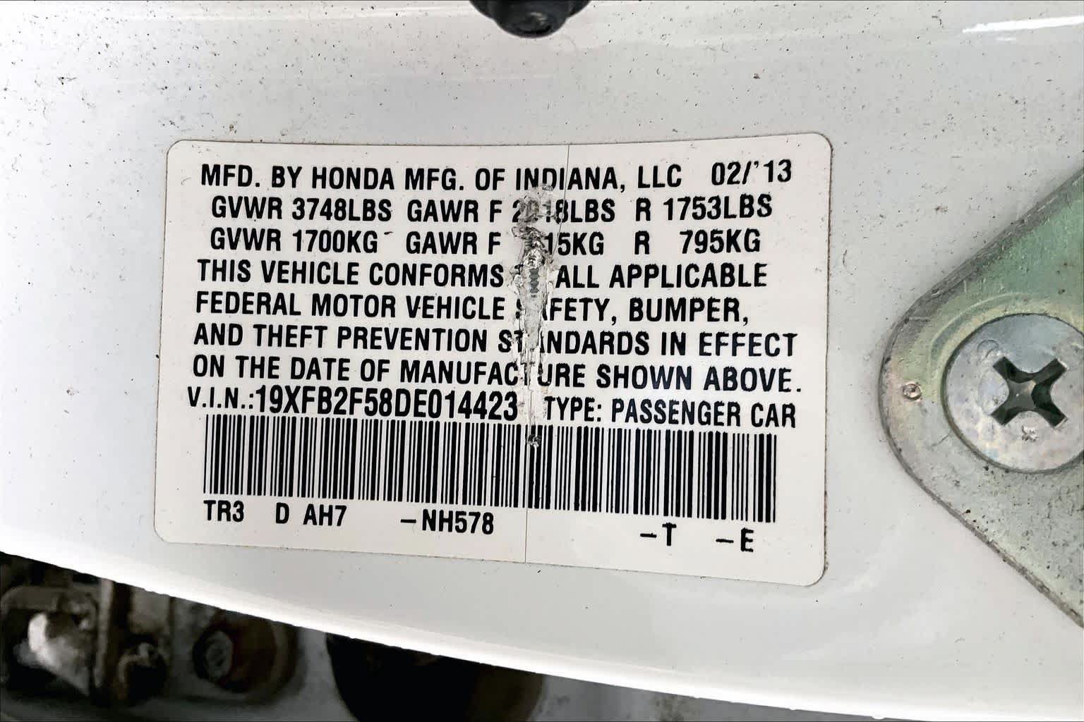 Used 2013 Honda Civic LX image 32