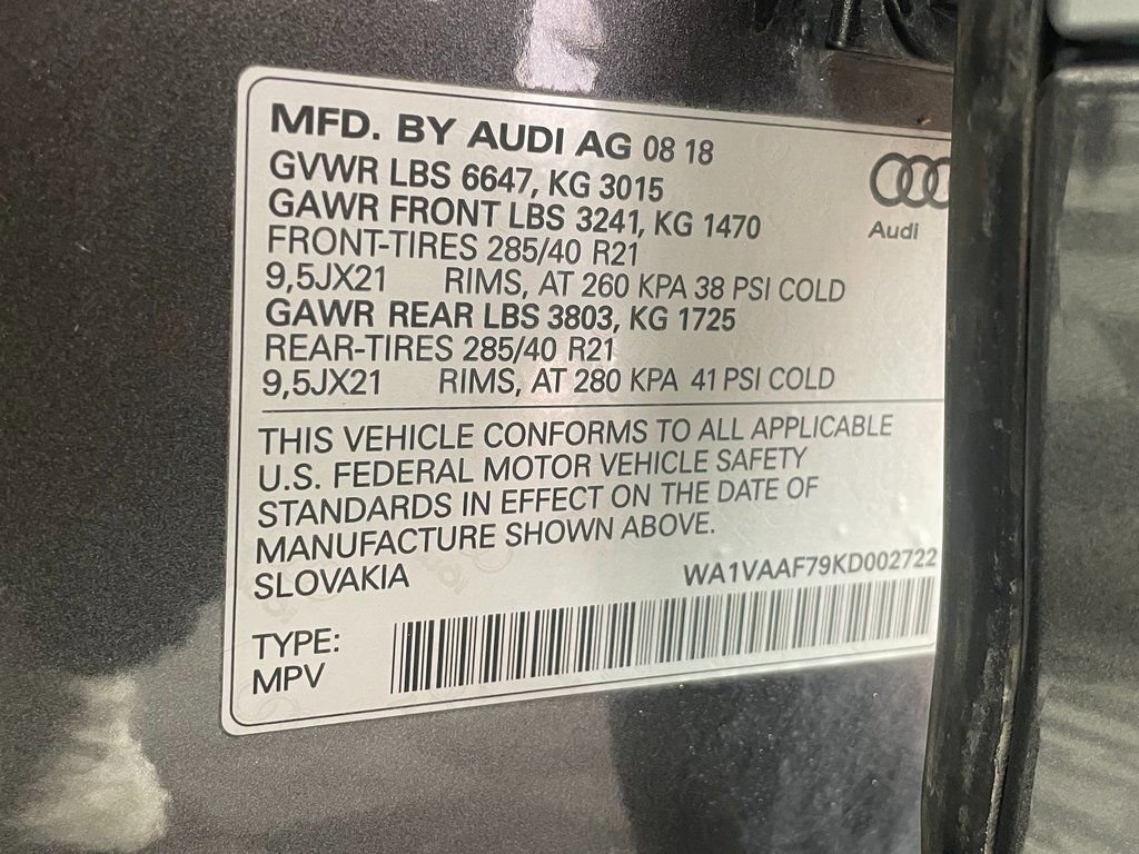 Used 2019 Audi Q7 3.0T Prestige w/ Prestige Package image 27