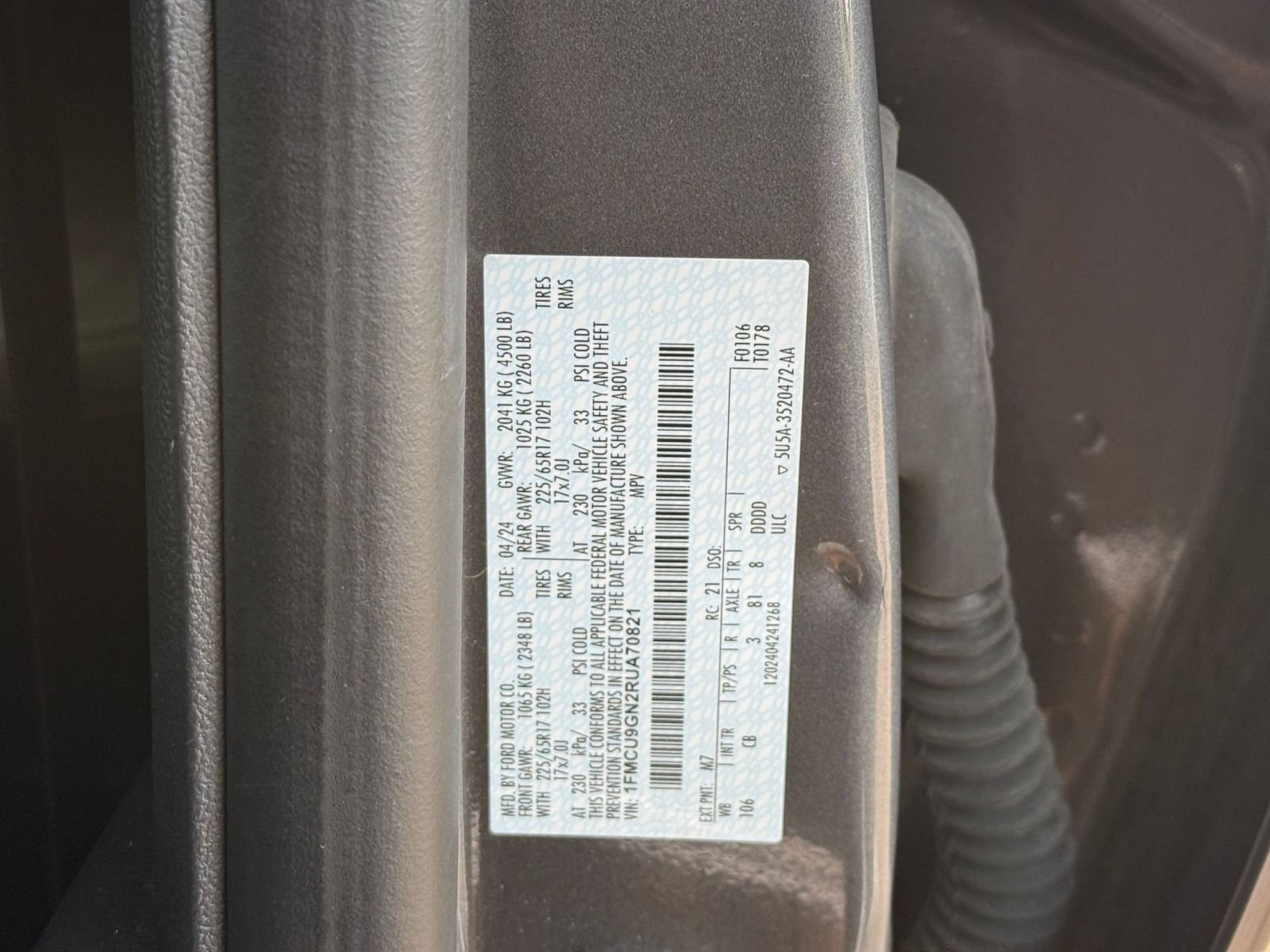 Used 2024 Ford Escape Active AWD/4WD image 27