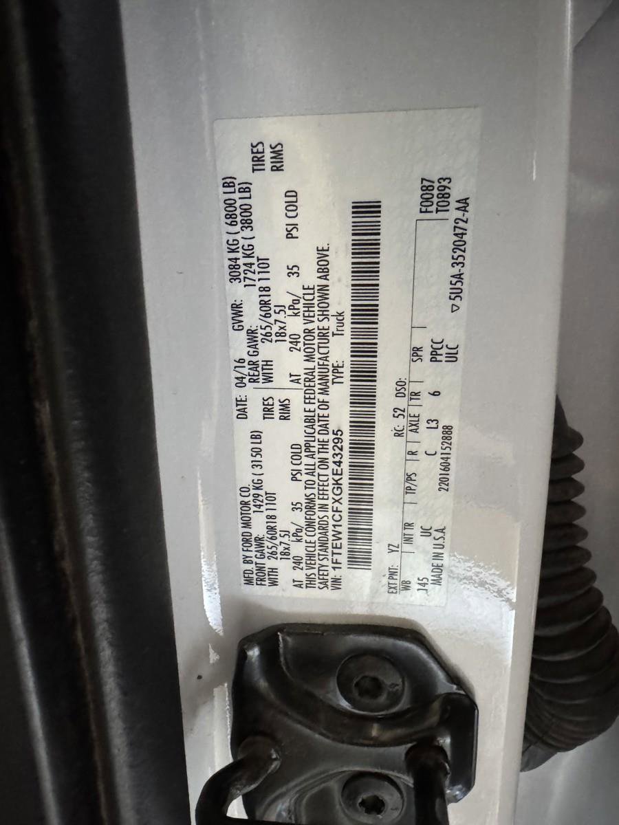 Used 2016 Ford F150 XLT w/ Equipment Group 302A Luxury image 45