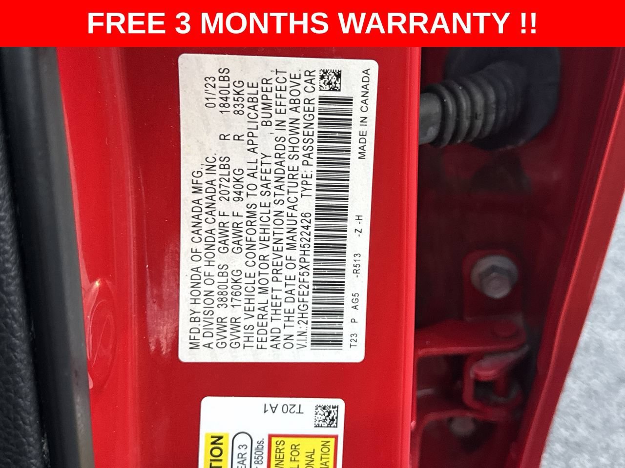 Used 2023 Honda Civic Sport image 23