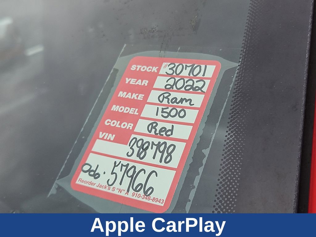 Used 2022 RAM 1500 Lone Star image 10
