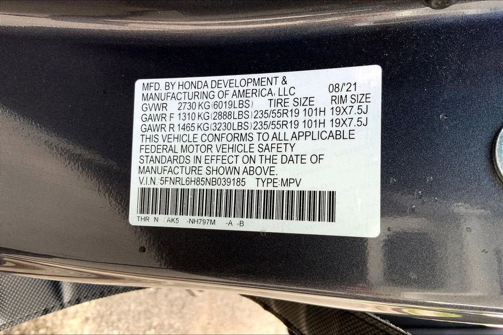 Used 2022 Honda Odyssey Touring image 34