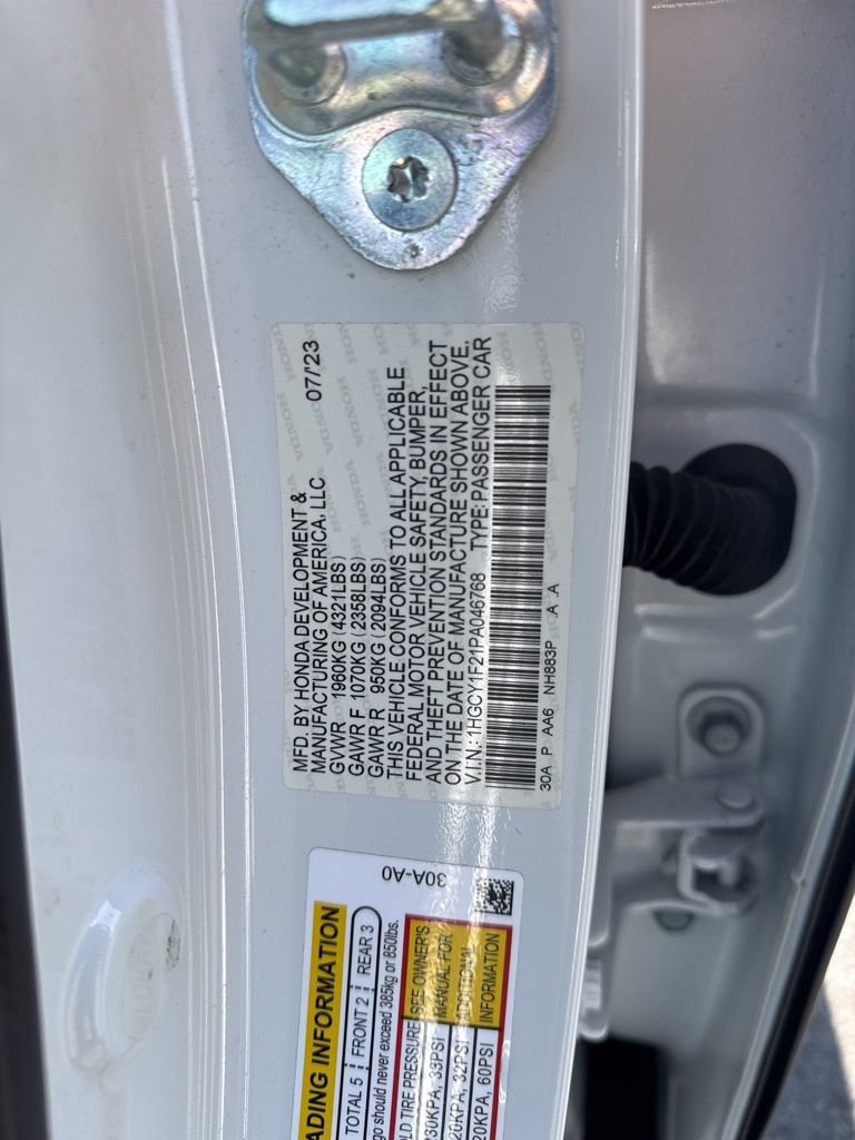 Certified 2023 Honda Accord LX image 20