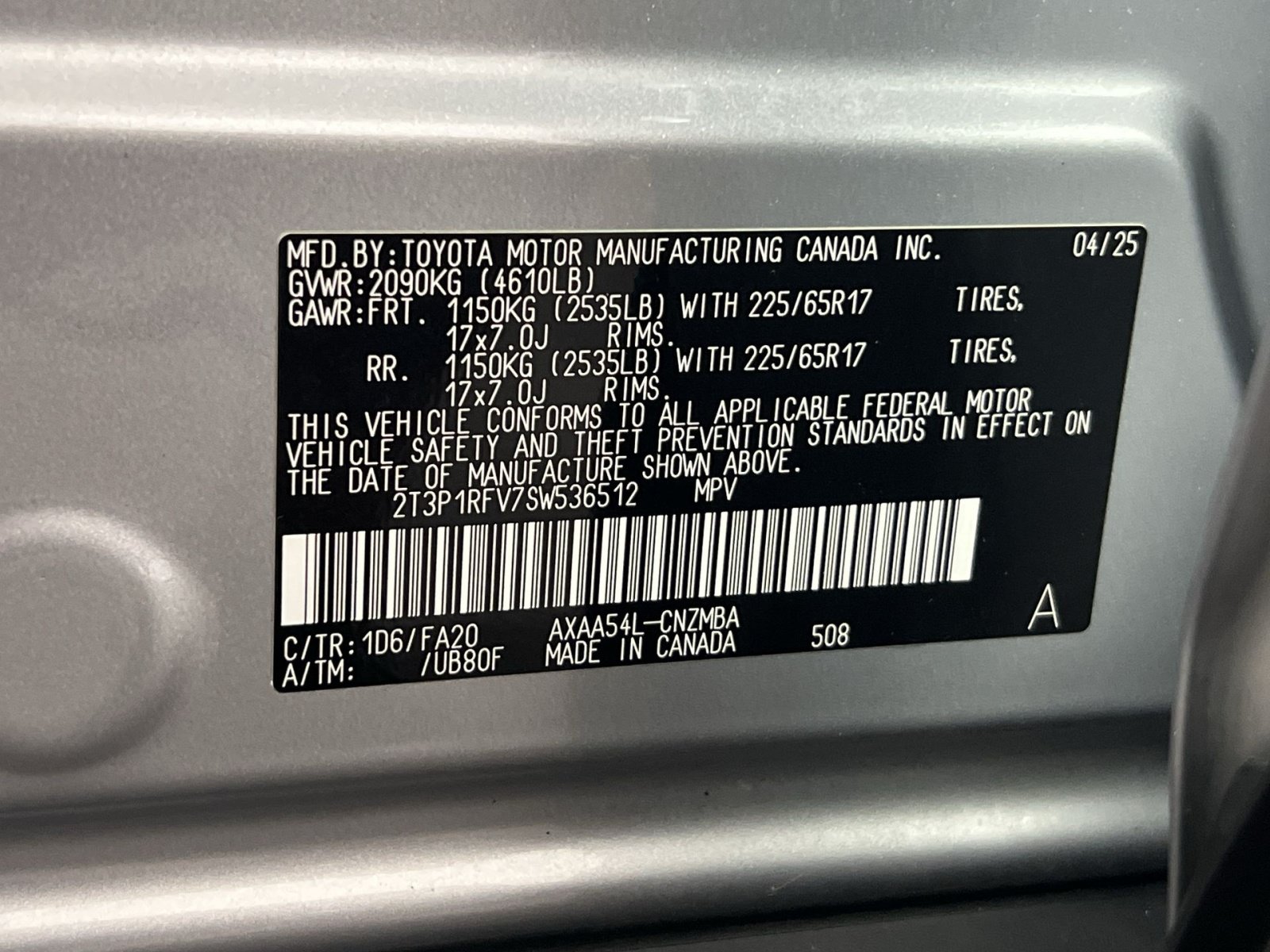 Used 2025 Toyota RAV4 XLE w/ Convenience Package AWD/4WD image 31