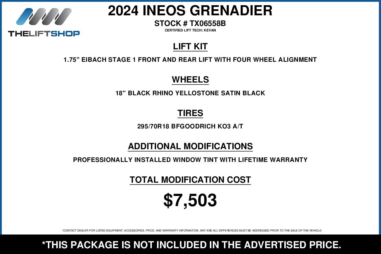 Used 2024 INEOS Grenadier Trialmaster Edition image 2