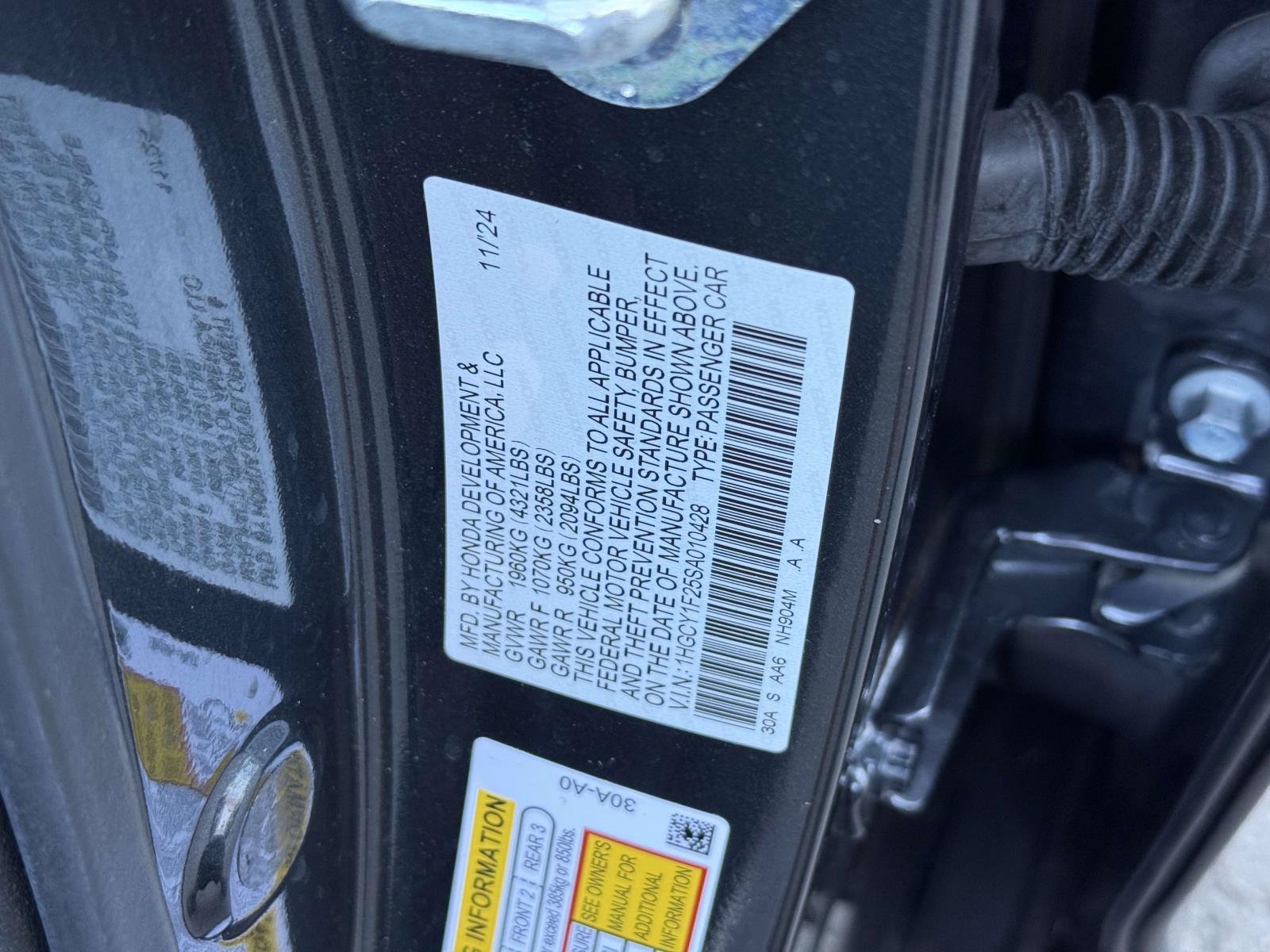 Certified 2025 Honda Accord LX image 30