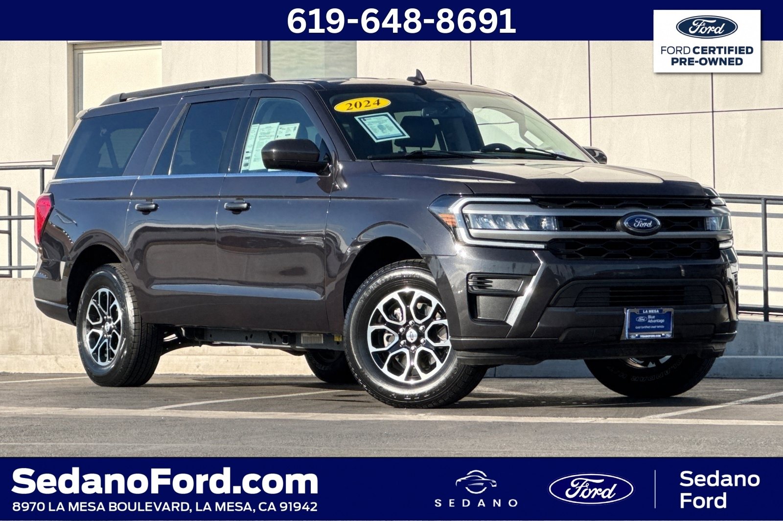 Certified 2024 Ford Expedition Max XLT